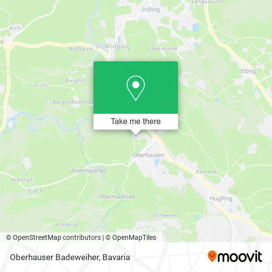 Карта Oberhauser Badeweiher