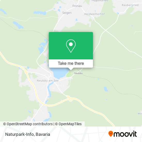 Naturpark-Info map