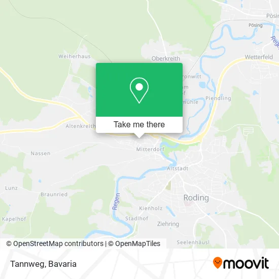 Карта Tannweg