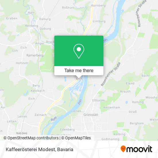 Карта Kaffeerösterei Modest