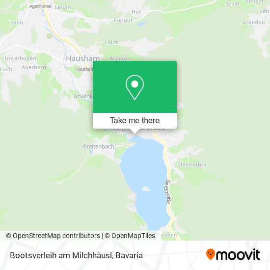 Bootsverleih am Milchhäusl map