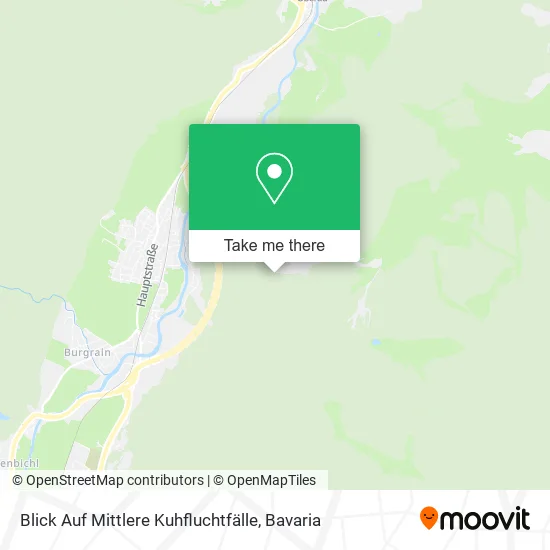 Карта Blick Auf Mittlere Kuhfluchtfälle