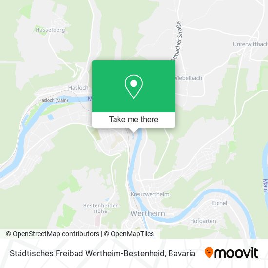 Städtisches Freibad Wertheim-Bestenheid map