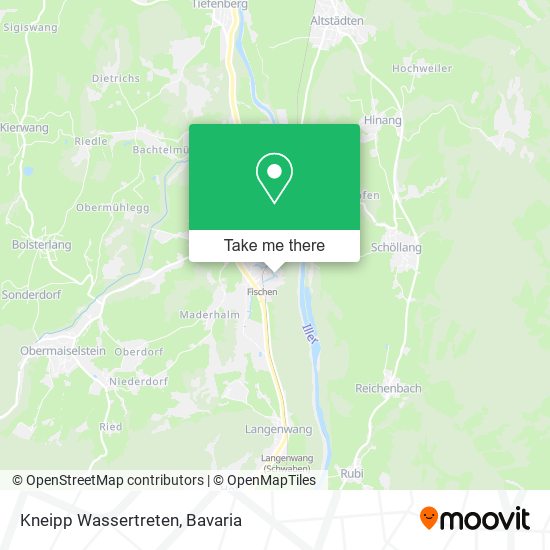 Kneipp Wassertreten map