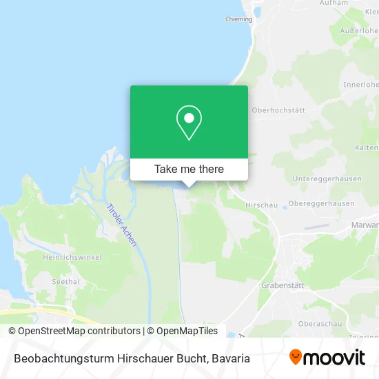 Карта Beobachtungsturm Hirschauer Bucht