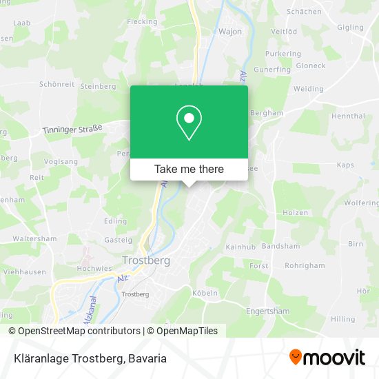 Kläranlage Trostberg map