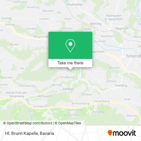 Hl. Brunn Kapelle map
