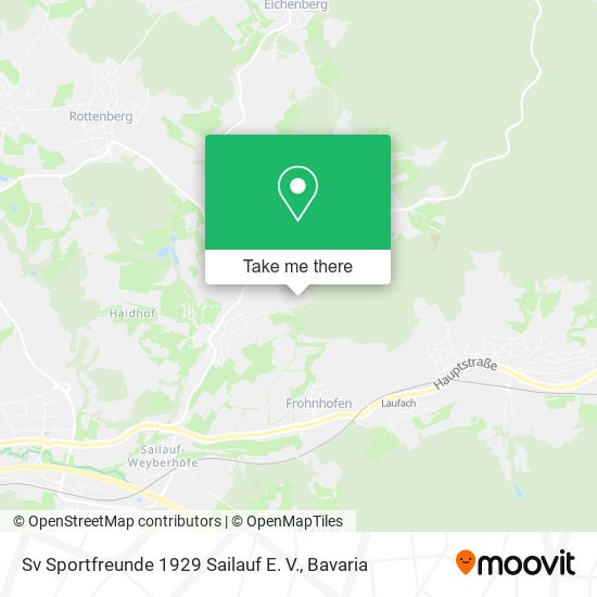 Sv Sportfreunde 1929 Sailauf E. V. map