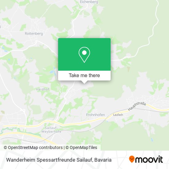 Wanderheim Spessartfreunde Sailauf map