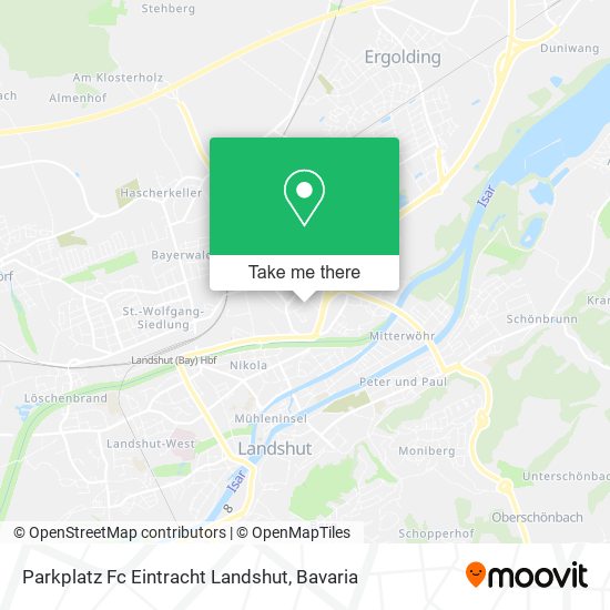 Parkplatz Fc Eintracht Landshut map