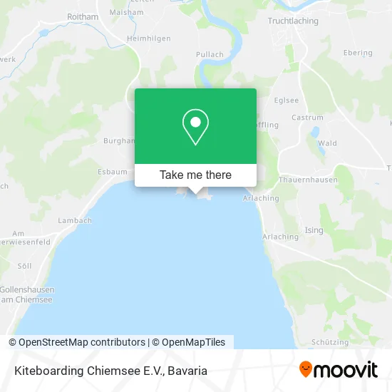 Карта Kiteboarding Chiemsee E.V.