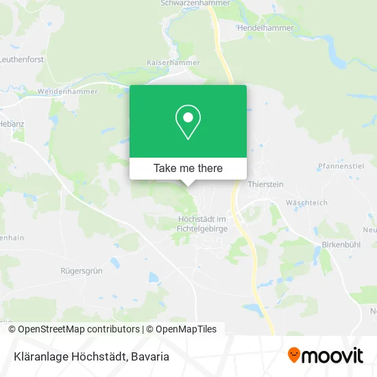 Карта Kläranlage Höchstädt