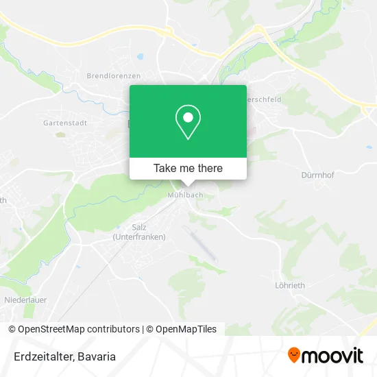 Карта Erdzeitalter