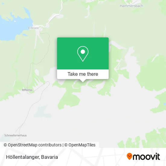 Карта Höllentalanger