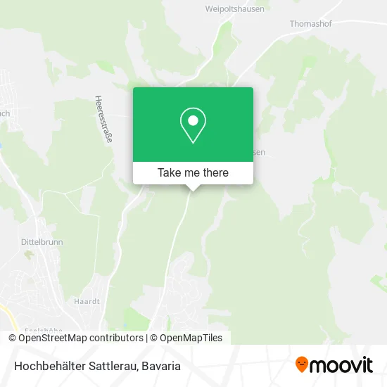 Карта Hochbehälter Sattlerau