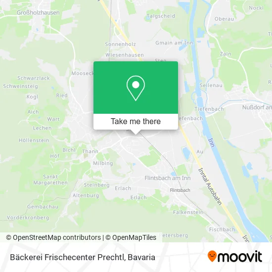 Карта Bäckerei Frischecenter Prechtl