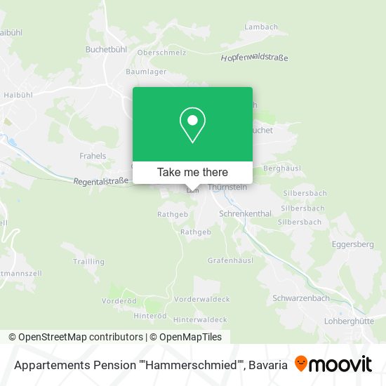 Appartements Pension  ""Hammerschmied"" map