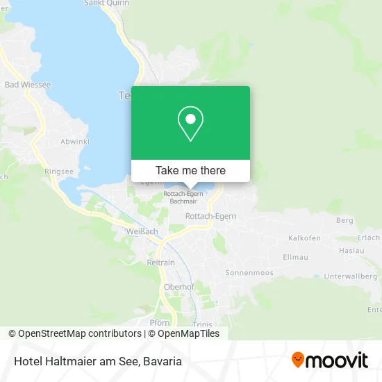 Карта Hotel Haltmaier am See