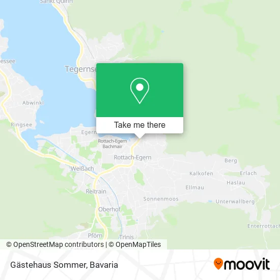 Карта Gästehaus Sommer
