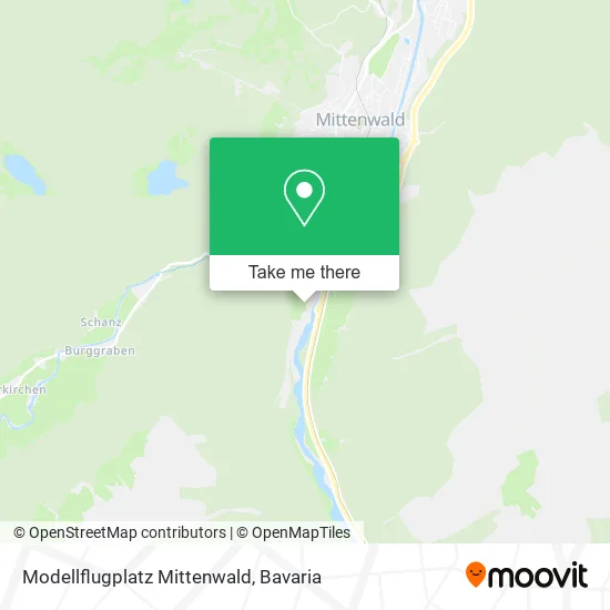 Карта Modellflugplatz Mittenwald