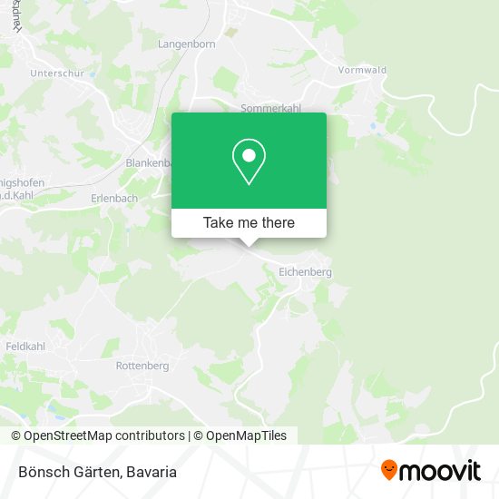 Bönsch Gärten map