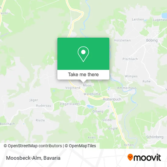 Карта Moosbeck-Alm