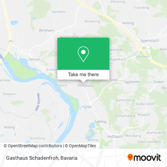 Карта Gasthaus Schadenfroh