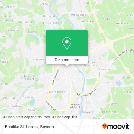 Карта Basilika St. Lorenz