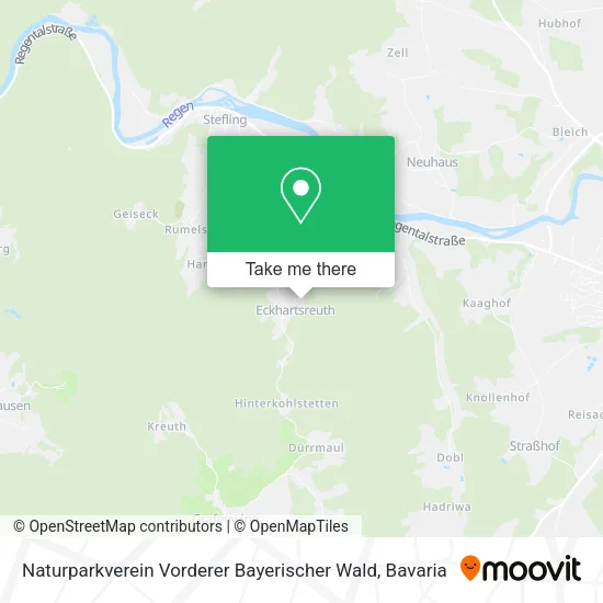 Карта Naturparkverein Vorderer Bayerischer Wald
