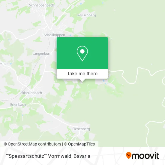 Карта ""Spessartschütz"" Vormwald