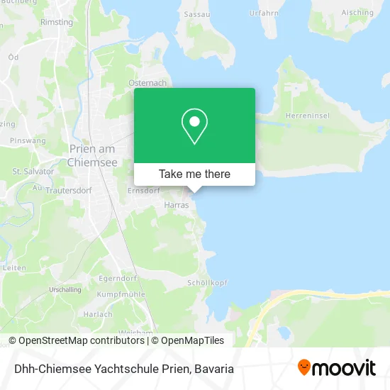 Карта Dhh-Chiemsee Yachtschule Prien