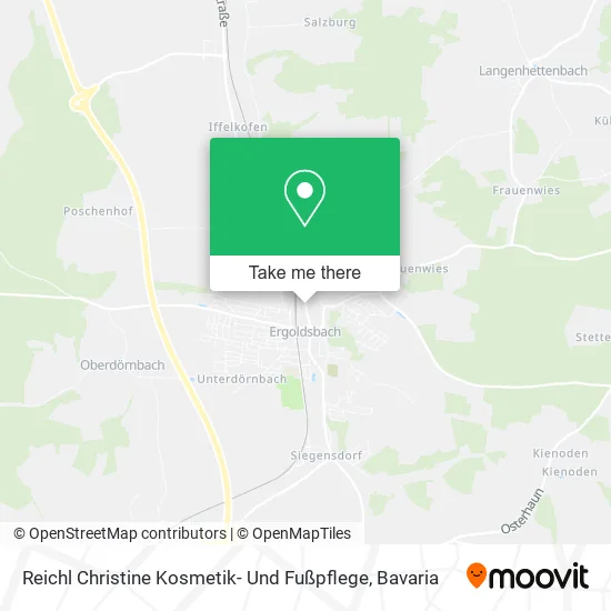 Карта Reichl Christine Kosmetik- Und Fußpflege