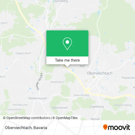 Карта Oberviechtach
