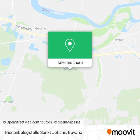 Bienenbelegstelle Sankt Johann map