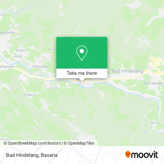 Карта Bad Hindelang