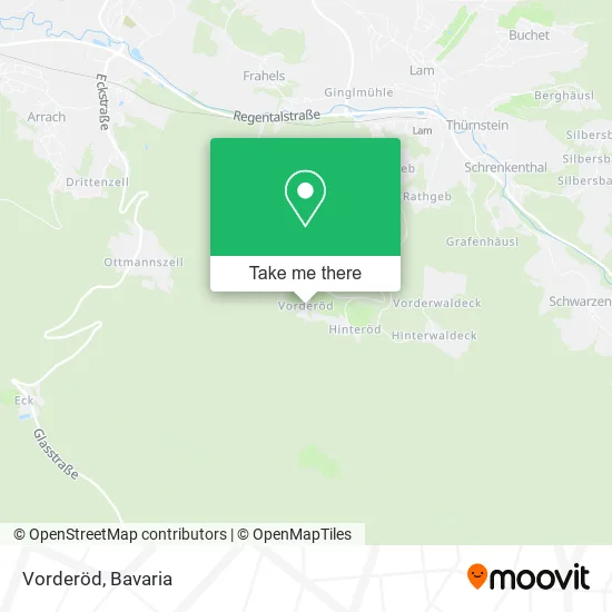 Карта Vorderöd