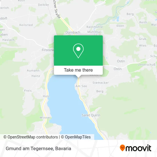 Карта Gmund am Tegernsee