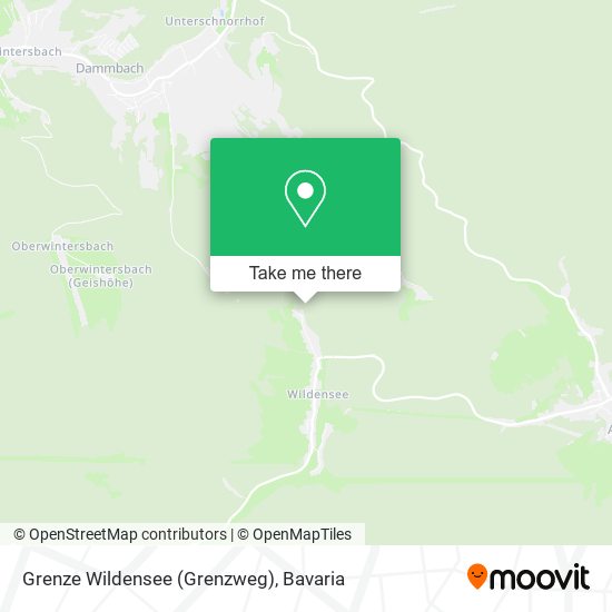 Grenze Wildensee (Grenzweg) map