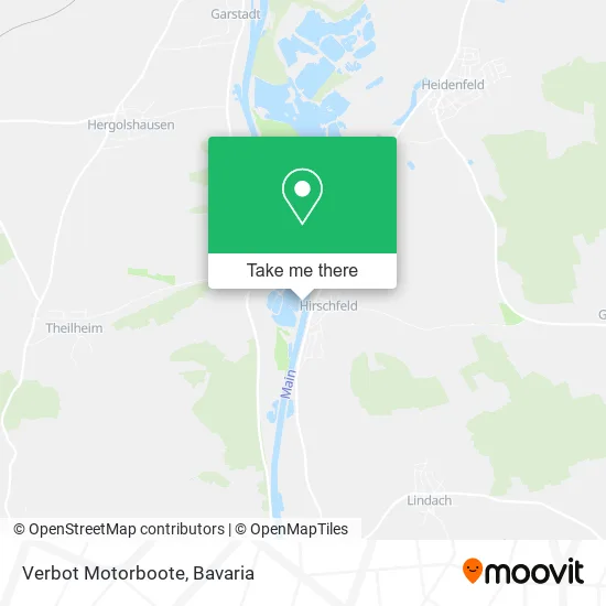 Карта Verbot Motorboote