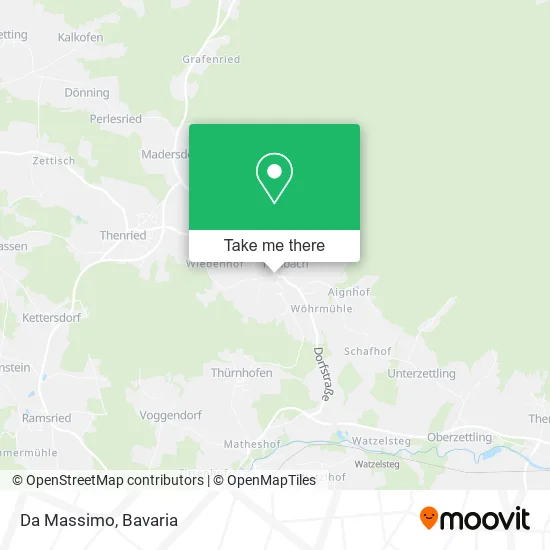 Карта Da Massimo