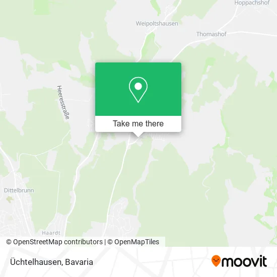 Карта Üchtelhausen