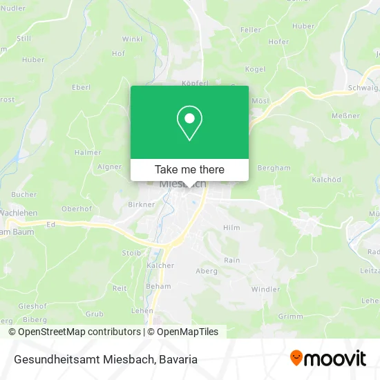 Карта Gesundheitsamt Miesbach