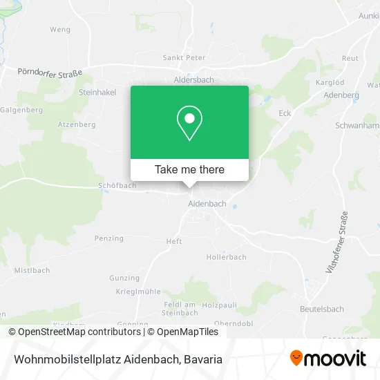 Карта Wohnmobilstellplatz Aidenbach