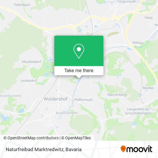 Naturfreibad Marktredwitz map