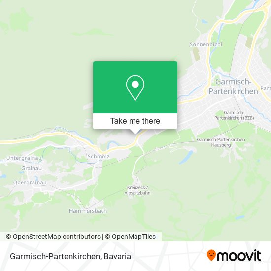 Garmisch-Partenkirchen map