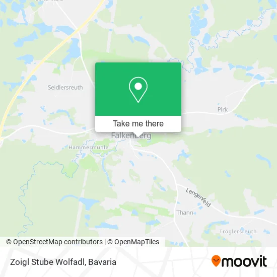Карта Zoigl Stube Wolfadl