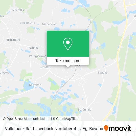 Volksbank Raiffeisenbank Nordoberpfalz Eg map