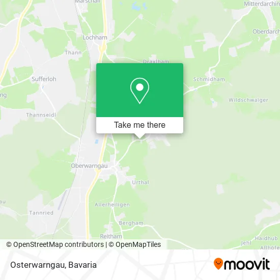 Карта Osterwarngau