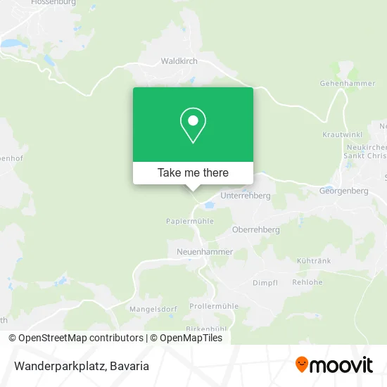Карта Wanderparkplatz