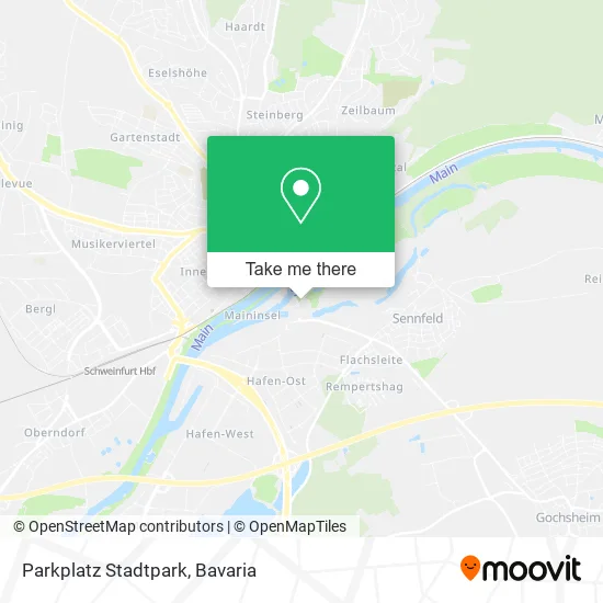 Карта Parkplatz Stadtpark